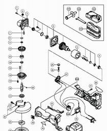 Hitachi G14DL spare parts