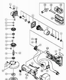 Hitachi G14DMR spare parts