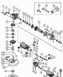 Hitachi G15VA spare parts