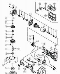 Hitachi G18DMR spare parts