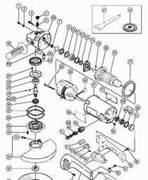 Hitachi G18SH spare parts