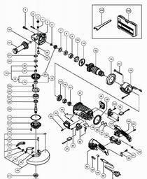 Hitachi G23SCY spare parts