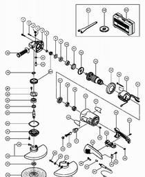 Hitachi G23SR spare parts