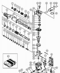 Hitachi H25PV spare parts