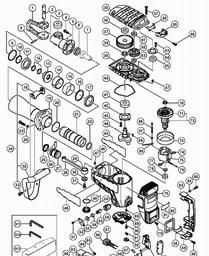 Hitachi H65SD2 spare parts