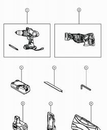 Hitachi KC18DAL spare parts