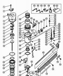 Hitachi NR83AA2 spare parts