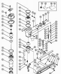 Hitachi NT65A3 spare parts