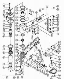 Hitachi NV50A1 spare parts