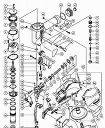 Hitachi NV50AF3 spare parts