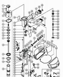 Hitachi NV50AG2 spare parts
