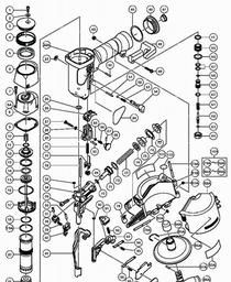 Hitachi NV50AH spare parts