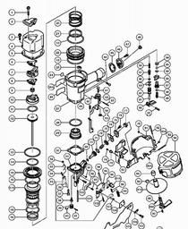Hitachi NV83A2 spare parts
