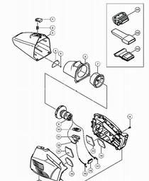 Hitachi R18DL spare parts