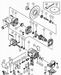 Hitachi S18SB spare parts
