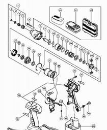 Hitachi WH12DAF spare parts