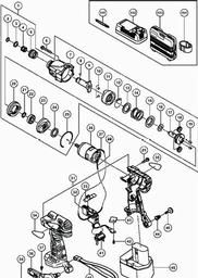 Hitachi WH12DAF2 spare parts