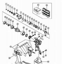 Hitachi WH12DM spare parts