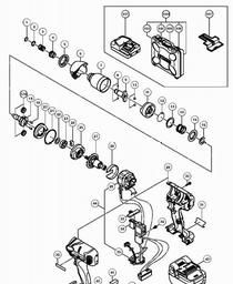 Hitachi WH14DBL spare parts