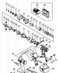 Hitachi WH14DM spare parts