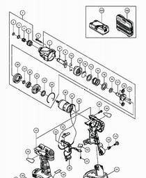 Hitachi WH18DFL spare parts