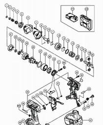 Hitachi WH18DL spare parts