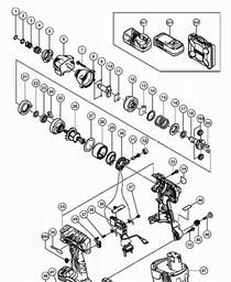 Hitachi WH18DMR spare parts