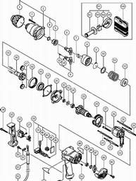 Hitachi WR16SA spare parts