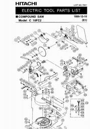 Hitachi C10FC2 spare parts