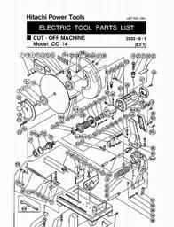 Hitachi CC14 spare parts
