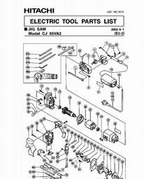 Hitachi CJ65VA2 spare parts