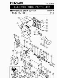 Hitachi CL10D spare parts