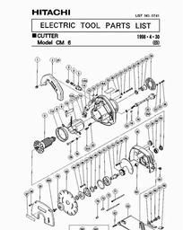 Hitachi CM6 spare parts