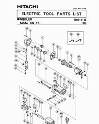 Hitachi CN16 spare parts