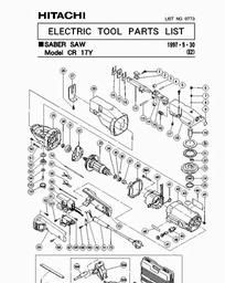 Hitachi CR17Y spare parts