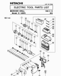Hitachi D10DF2 spare parts