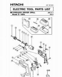 Hitachi D10DG spare parts