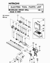 Hitachi D10DH spare parts
