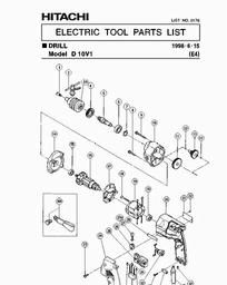 Hitachi D10V1 spare parts