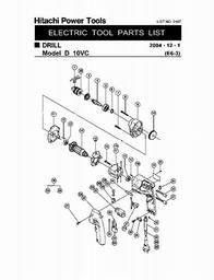 Hitachi D10VC spare parts