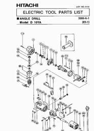 Hitachi D10YA spare parts