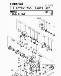 Hitachi D13VB spare parts