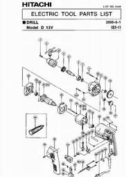 Hitachi D13V spare parts