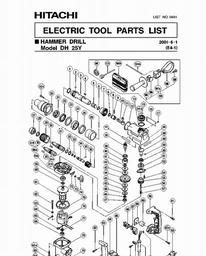 Hitachi DH25Y spare parts