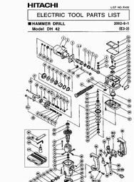 Hitachi DH42 spare parts