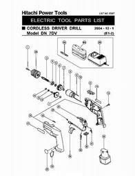 Hitachi DN7DV spare parts