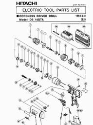 Hitachi DS10DTA spare parts