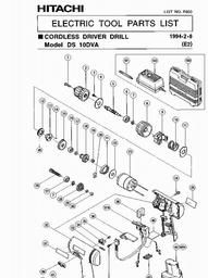 Hitachi DS10DVA spare parts