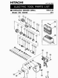 Hitachi DS10DVB spare parts