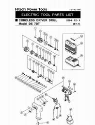 Hitachi DS7DT spare parts